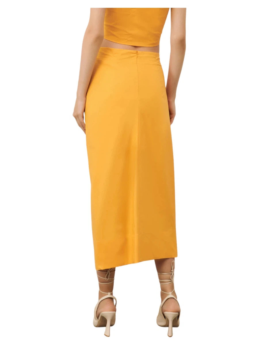 Gonna Midi Evviva a Fessura con Ruches-Gonne-Marella-Vittorio Citro Boutique