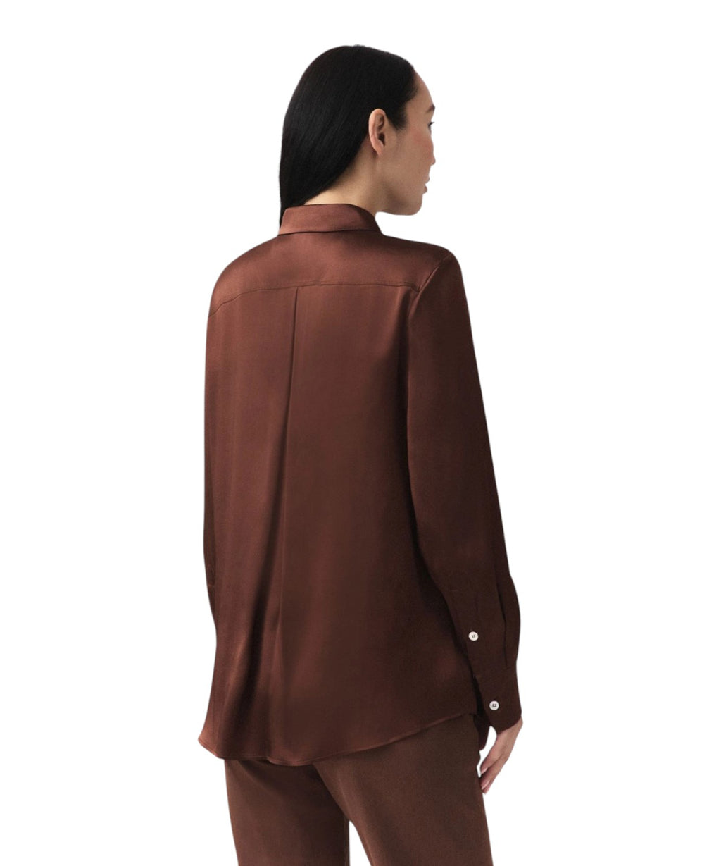 Camicia Donna Marella Alfio in Misto Seta Elegante