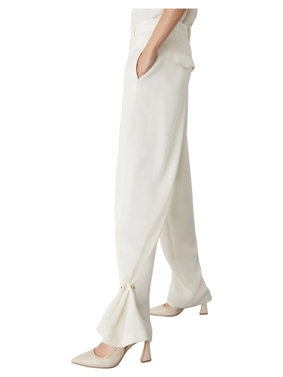 Pantaloni Cabaret in Satin-Marella-Pantaloni-Vittorio Citro Boutique