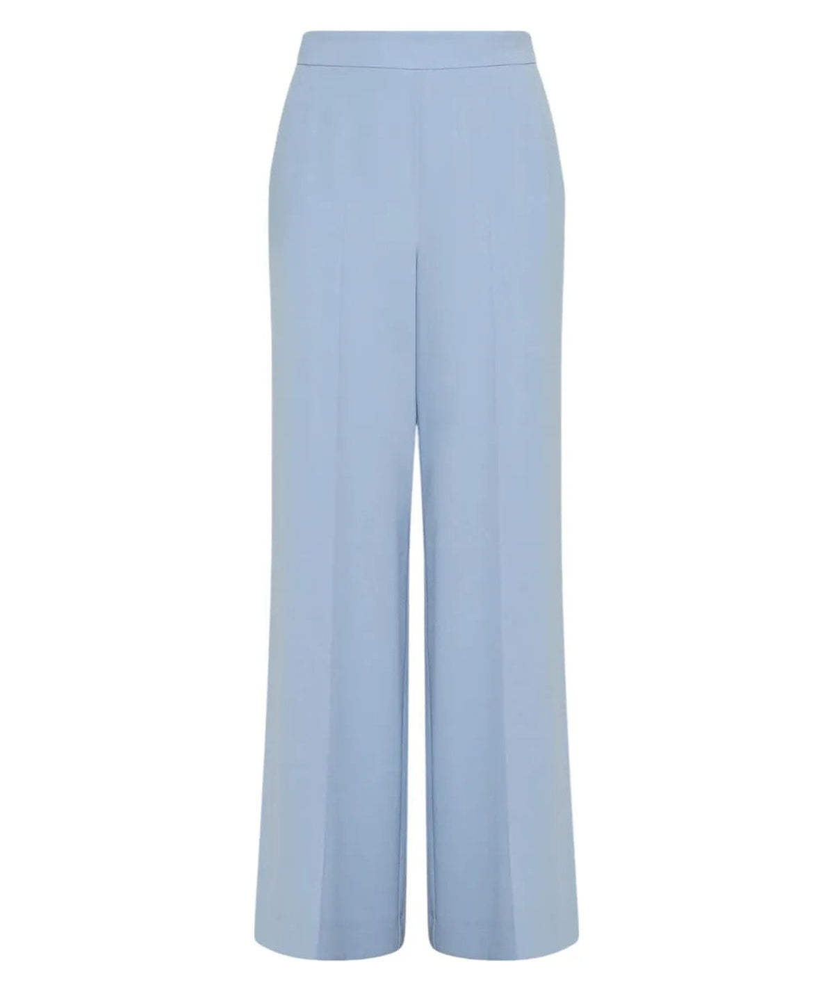Pantalone Palazzo in Crêpe Envers Satin-Pantaloni-Marella-Vittorio Citro Boutique