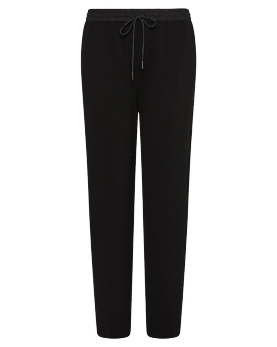 Jogger Fluidi in Triacetato con Coulisse in Seta-Marella-Pantaloni-Vittorio Citro Boutique