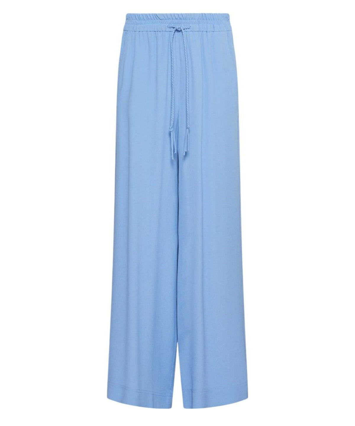 Pantalone Dritto in Crêpe de Chine di Seta con Coulisse-Marella-Pantaloni-Vittorio Citro Boutique