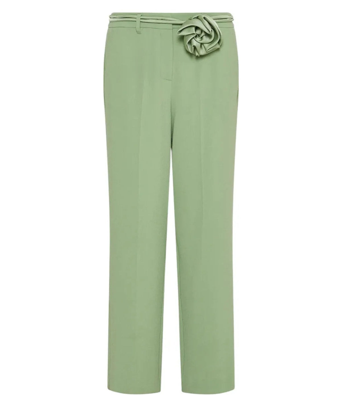Pantalone Chino in Crêpe Envers Satin-Pantaloni-Marella-Vittorio Citro Boutique