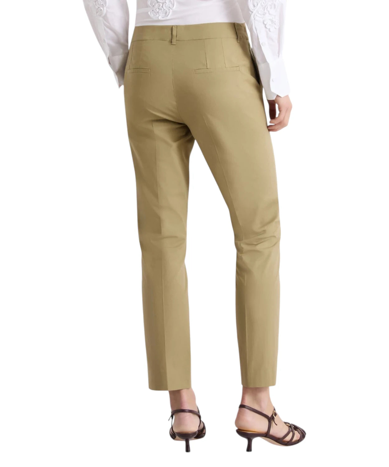 Pantaloni Marella Gettone in Popeline Stretch