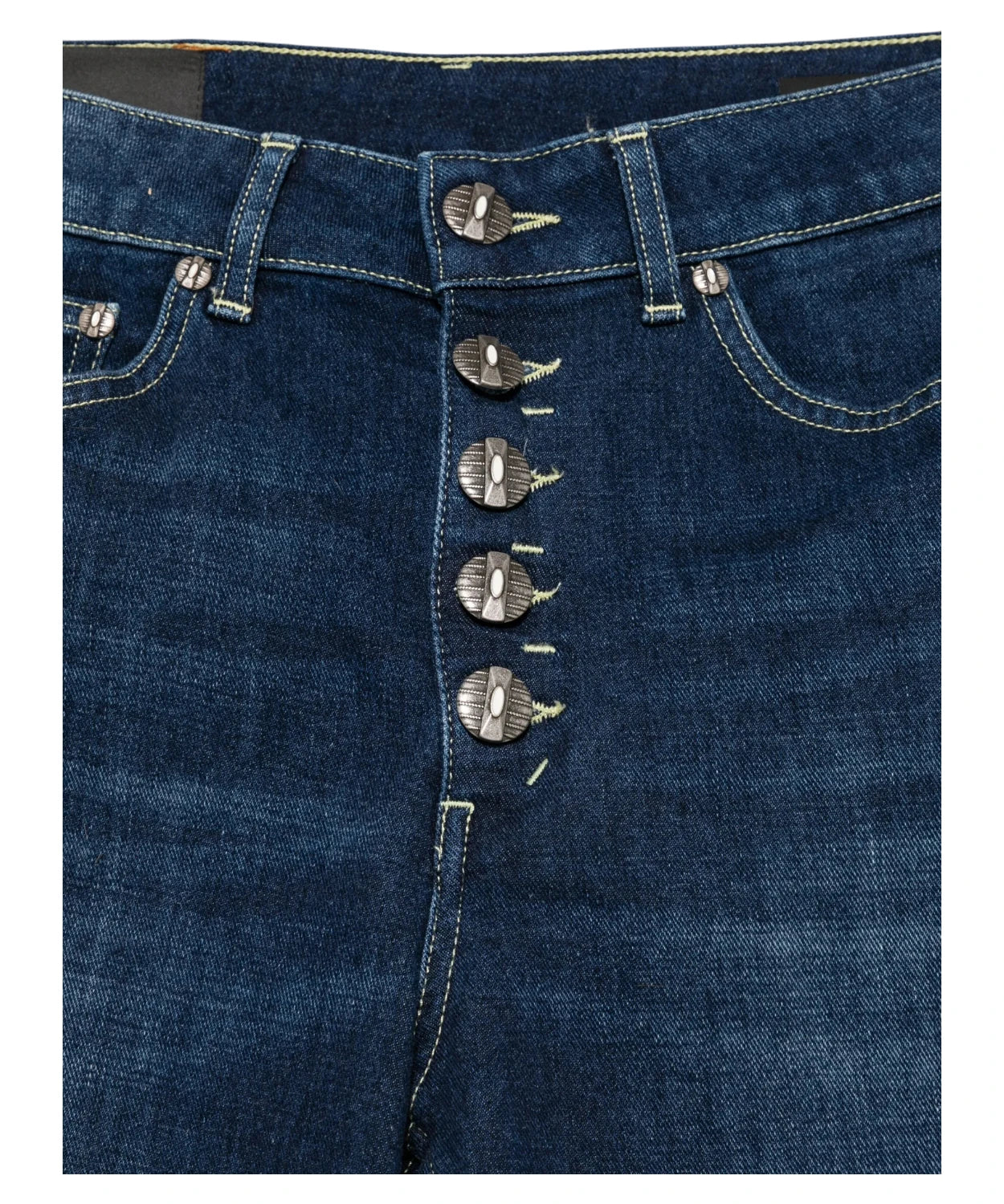 Jeans Koons blu scuro con bottoni-Dondup-Jeans-Vittorio Citro Boutique