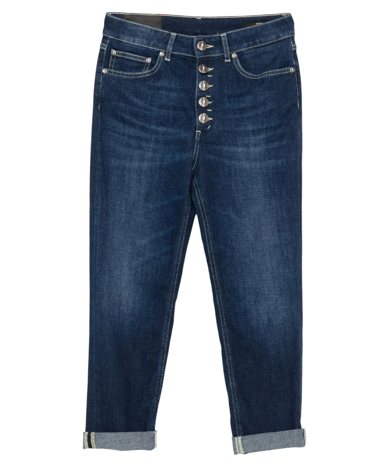 Jeans Koons blu scuro con bottoni-Dondup-Jeans-Vittorio Citro Boutique