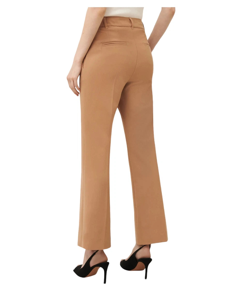 Pantaloni Flare in Gabardina di Lana Acquista Ora per Uno Stile