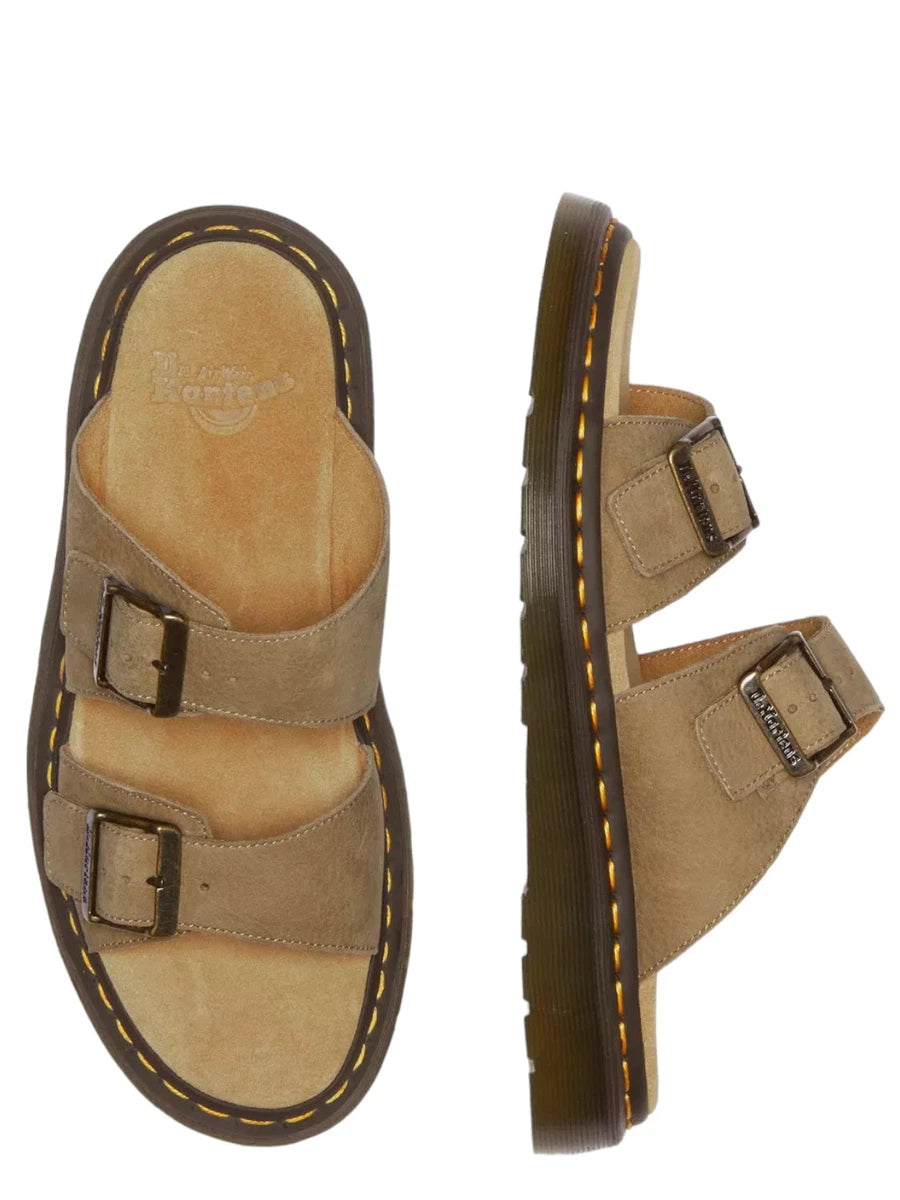 Sandali Josef in Nabuk con Fibbia-Dr. Martens-Sandali-Vittorio Citro Boutique