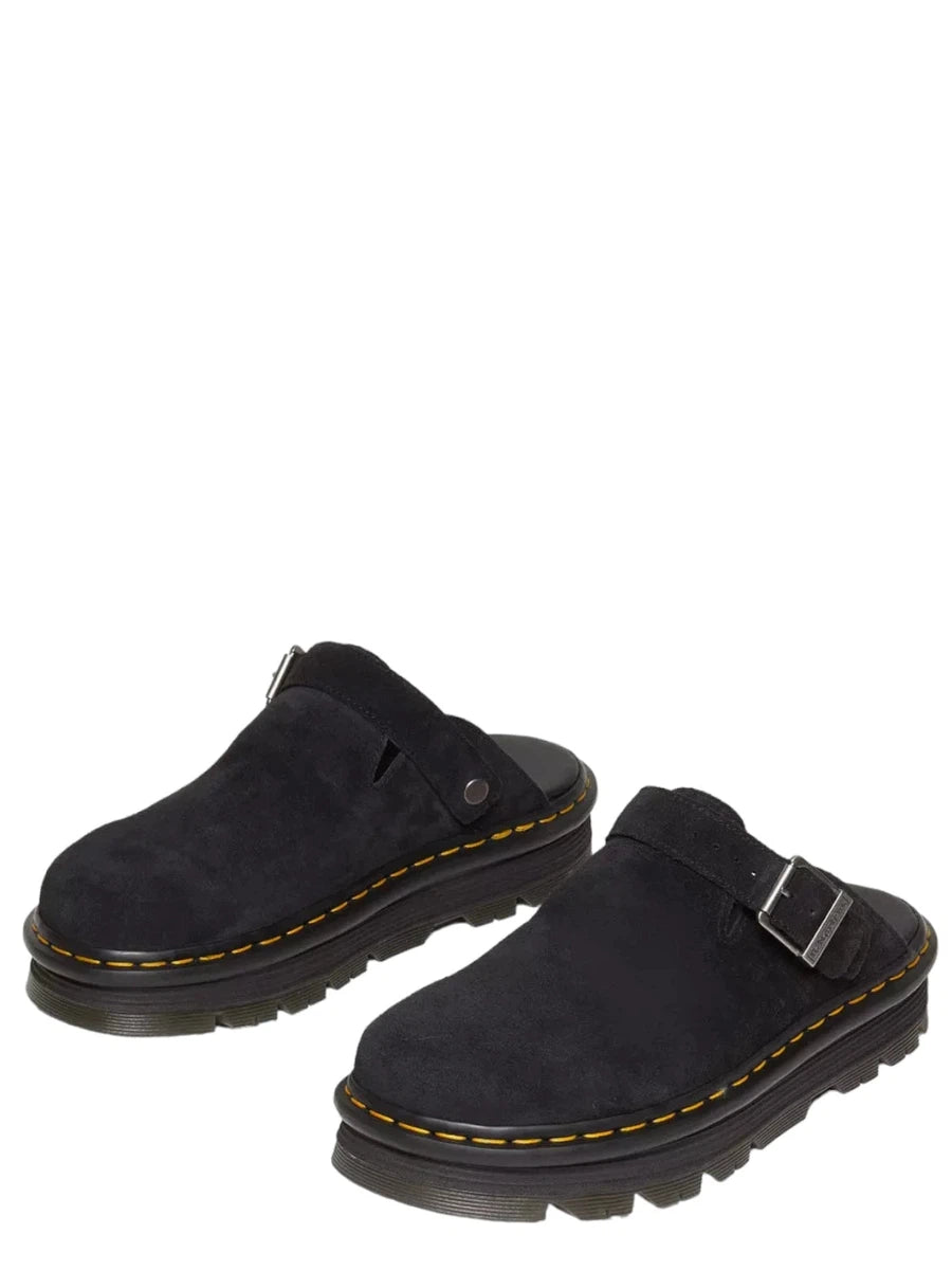 Mules Zebzag in Pelle Scamosciata-Dr. Martens-Sandali-Vittorio Citro Boutique