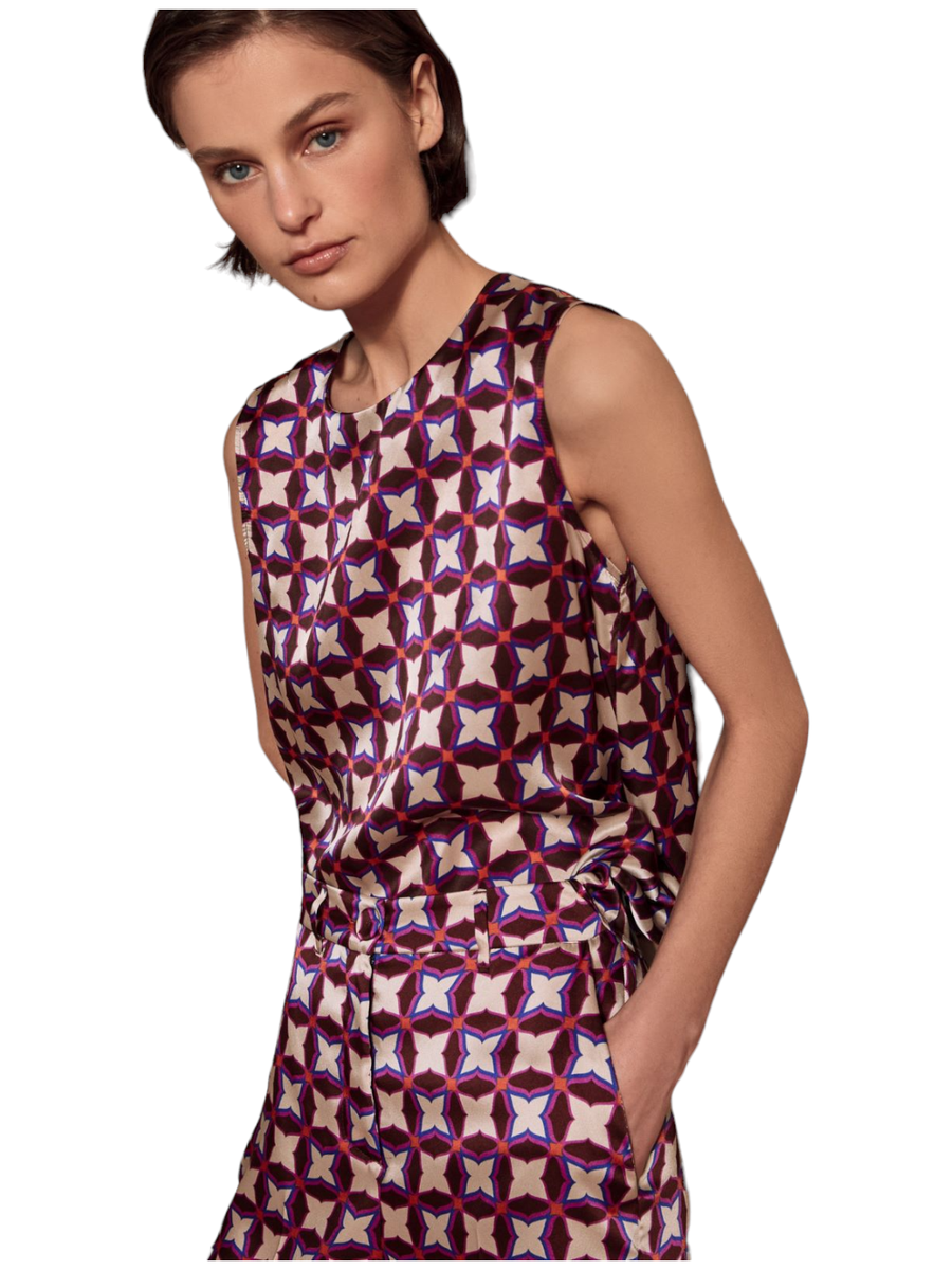 Top in raso Nalut-Marella-Top-Vittorio Citro Boutique