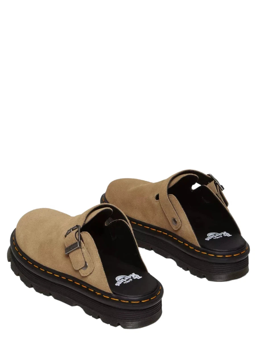 Mules Zebzag in Pelle Scamosciata-Dr. Martens-Sandali-Vittorio Citro Boutique