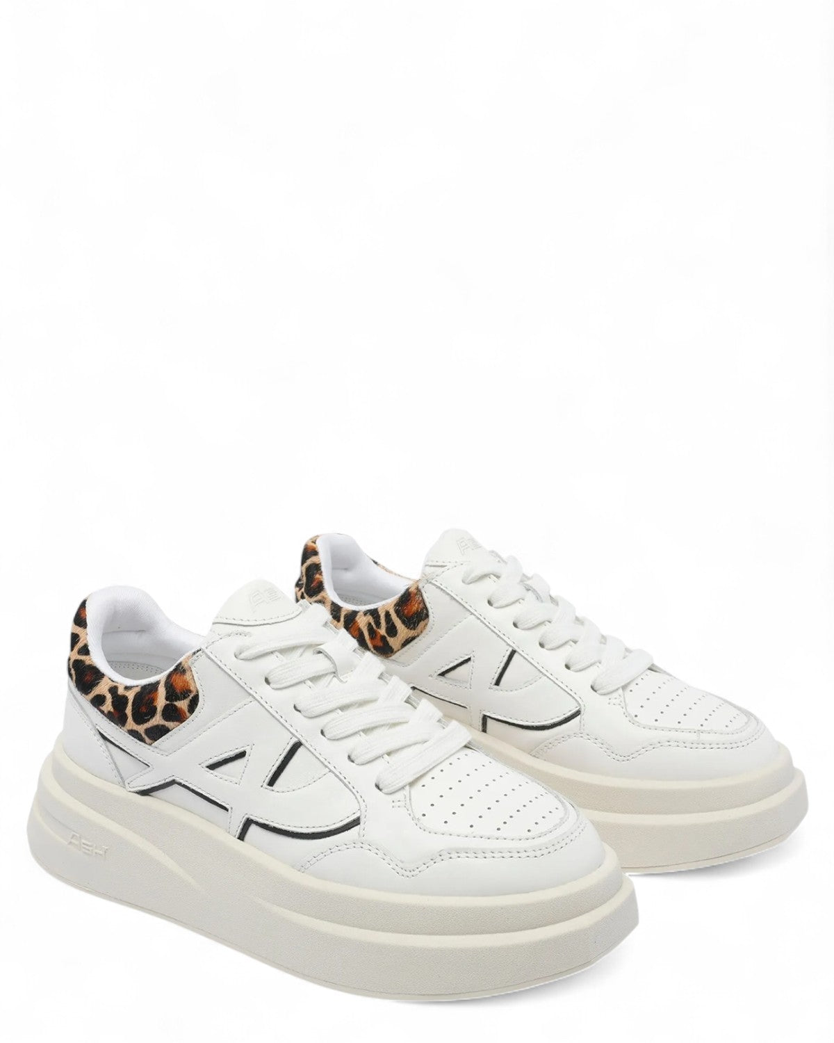 Sneakers Icone con Plateau e Dettaglio Leopardato-ASH-Sneakers-Vittorio Citro Boutique