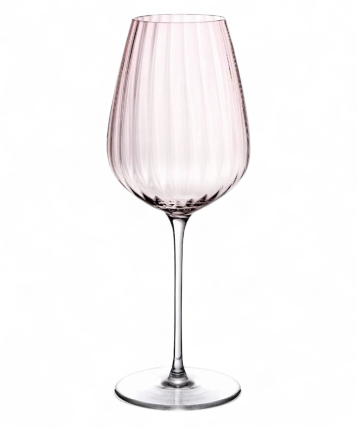 Round Up Dusty Rose Set di 2 calici per vino bianco-White wine glass-NUDE EU-Vittorio Citro Boutique