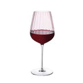 Set di 2 bicchieri da vino rosso Round Up color rosa antico.