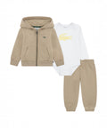 Completo tuta Lacoste per bambini con cappuccio