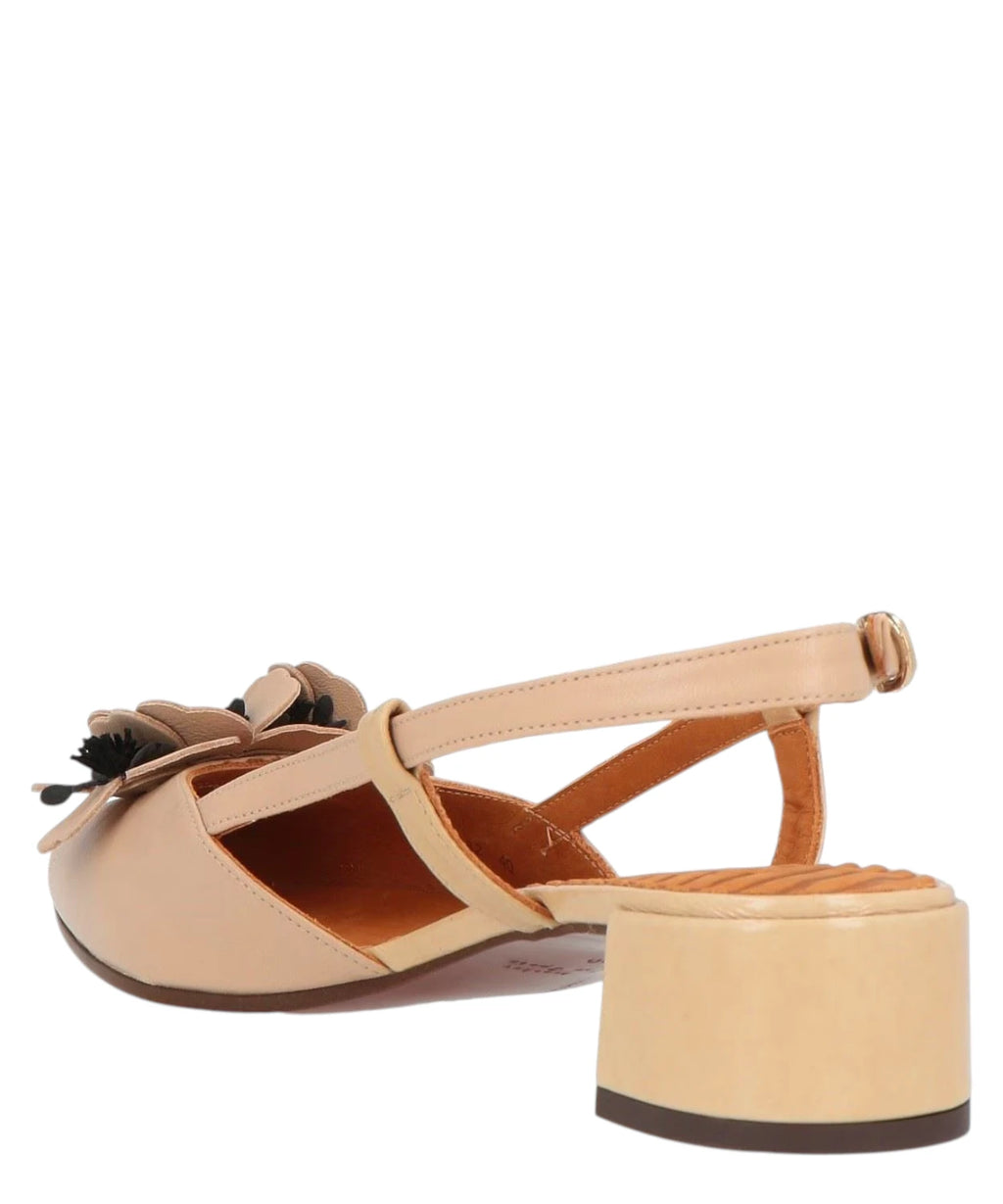 Elegante Chie Mihara HEZEL slingbacks van leer