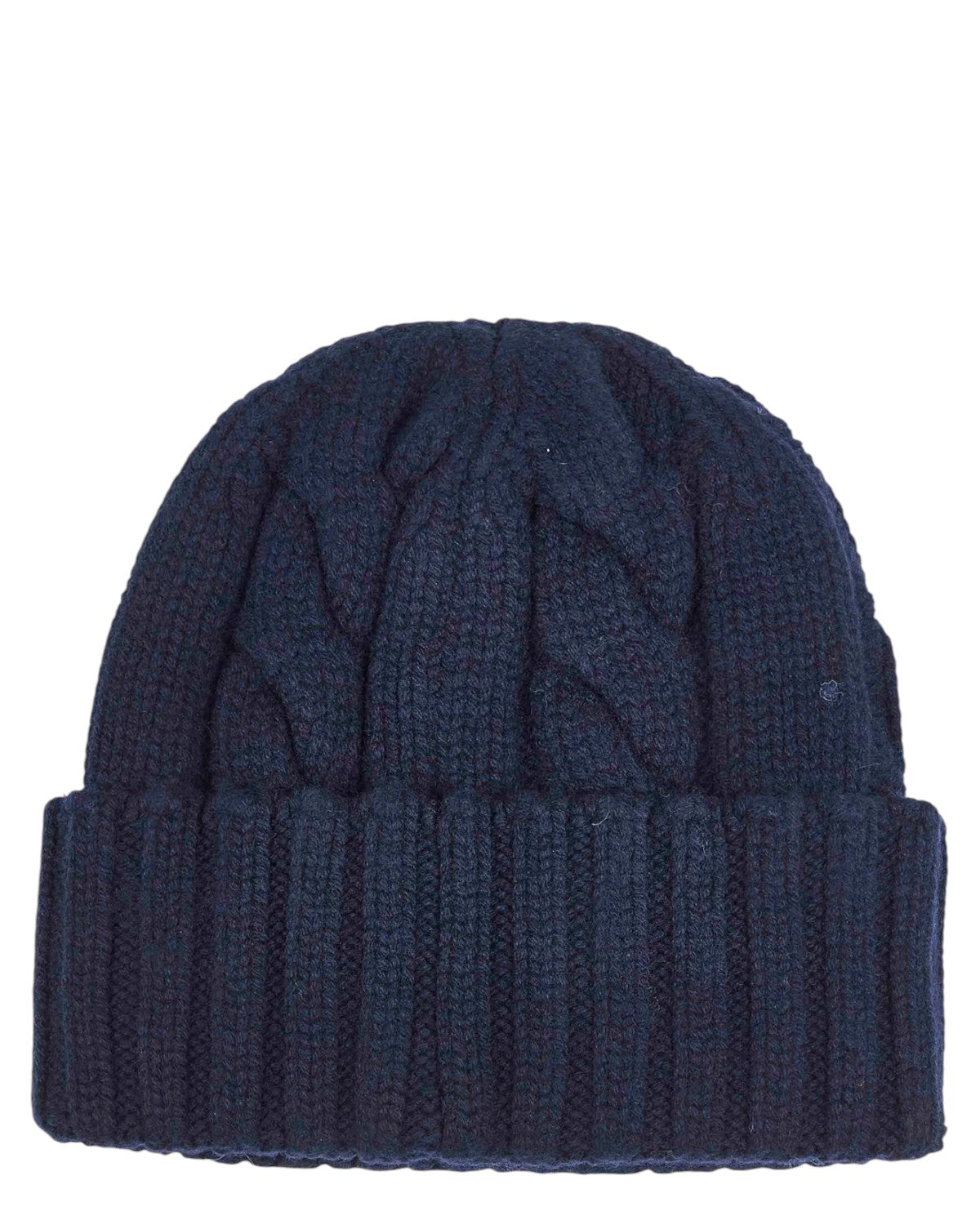 Cappello in lana a maglia grossa con trecce e Logo-Mc2 Saint Barth-Cappelli-Vittorio Citro Boutique