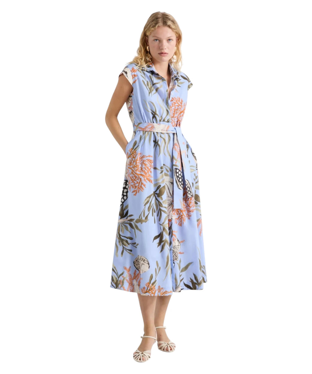 Abito Chemisier Marella PADANA in Popeline Stretch