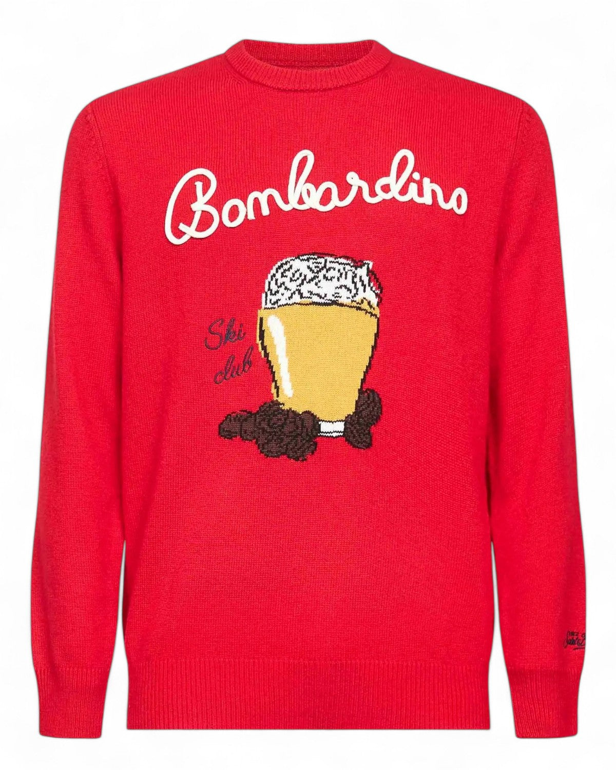 Maglione in misto cashmere con ricamo Bombardino-Mc2 Saint Barth-Maglieria-Vittorio Citro Boutique