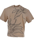 T-shirt Over Fit in Jersey con Maxi Ricami Floreali-Emporio Armani-T-shirt-Vittorio Citro Boutique