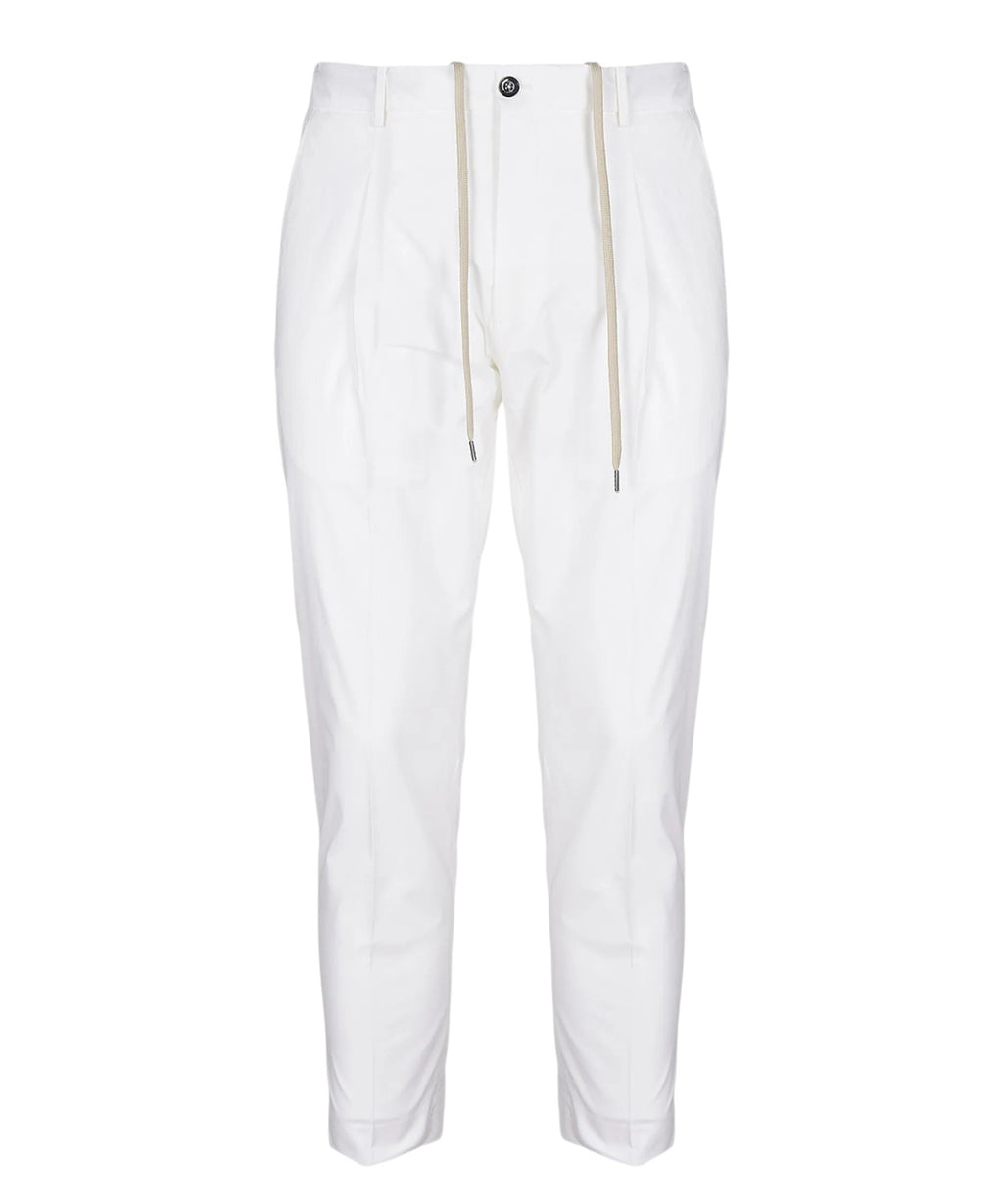 Pantalones Elegantes con Cordón BE ABLE de Lana Virgen
