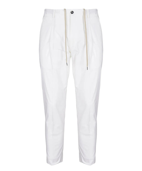 Pantalones Elegantes con Cordón BE ABLE de Lana Virgen