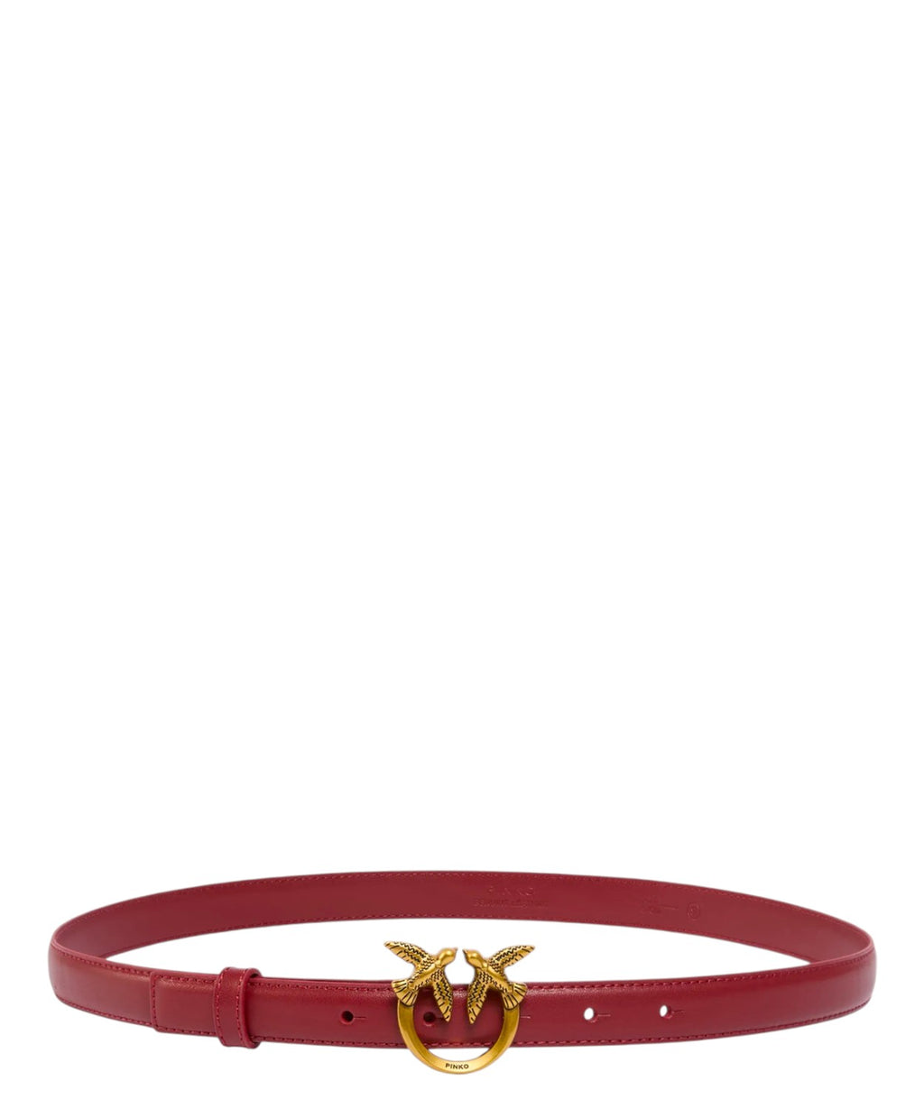 Cintura in Pelle H2 Pinko Donna con Logo Elegante