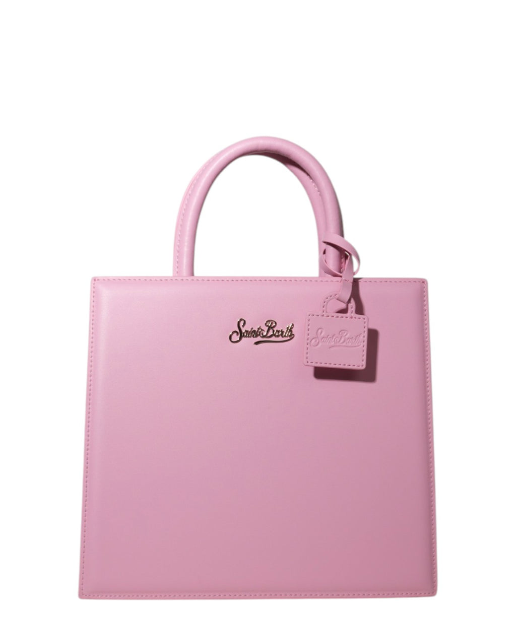 Borsa Shop Midi Pelle Rosa MC2 Saint Barth