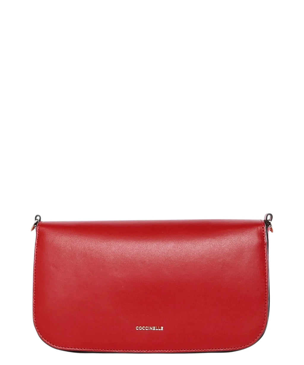 Borsa Coccinelle C-Me Medium aus glattem Leder mit Schulterriemen