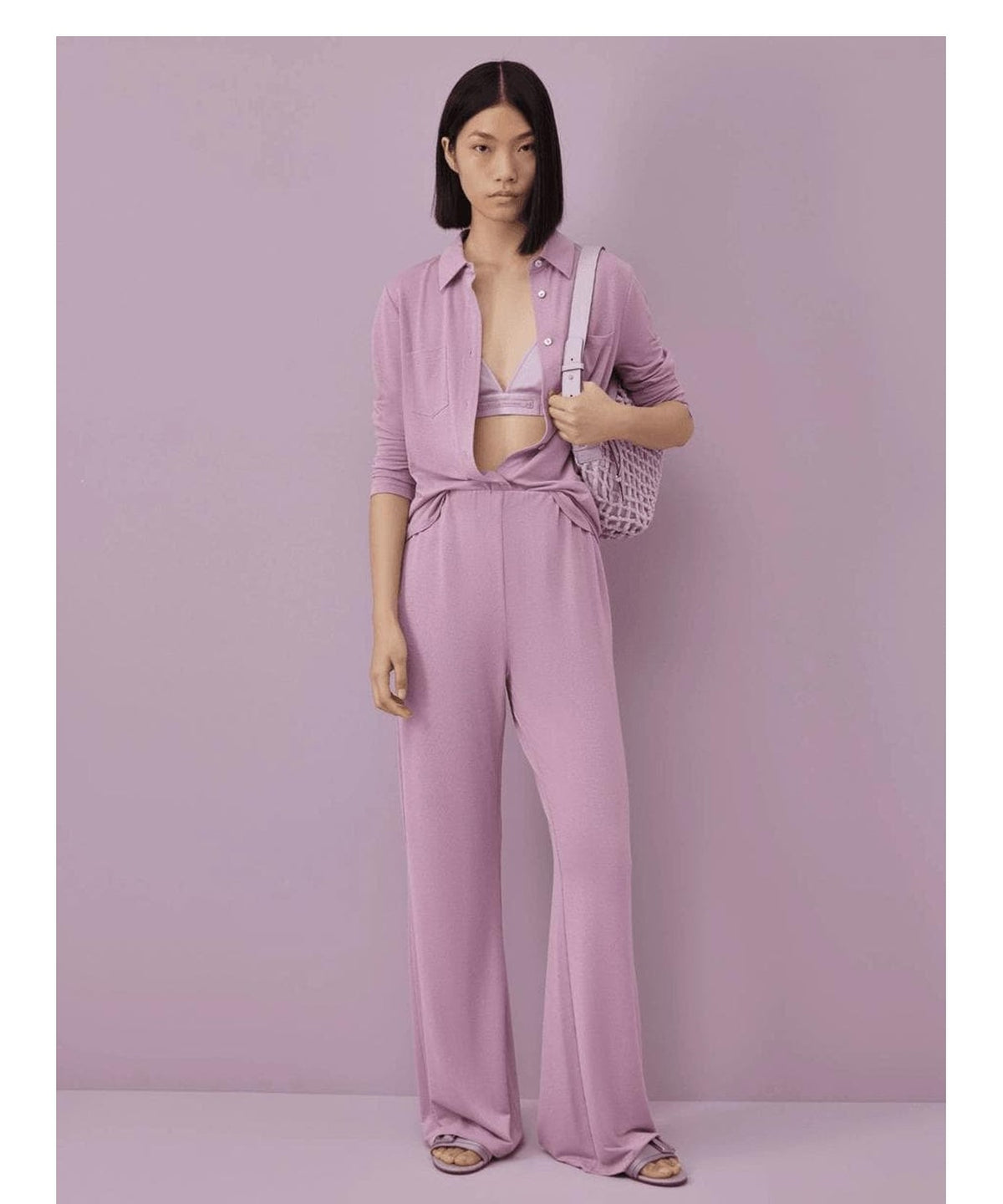 Pantaloni ampi in jersey - Vittorio Citro Boutique