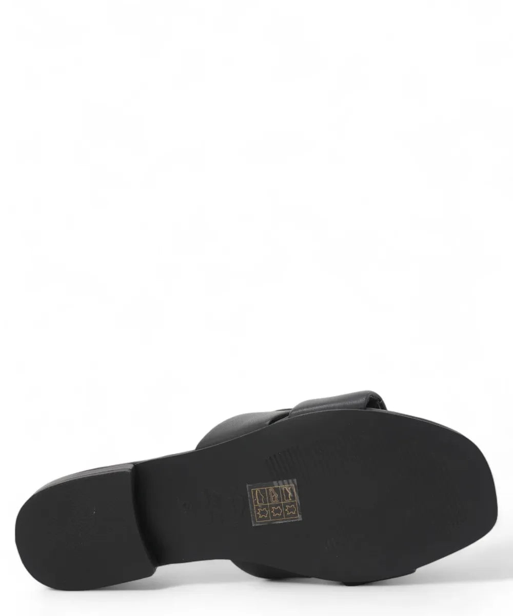 Ciabattina con Fascia Intrecciata-Parodi Shoes-Ciabatte-Vittorio Citro Boutique