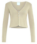 Cardigan in Viscosa Silky con Bottoni in Madreperla-Marella-Maglieria-Vittorio Citro Boutique