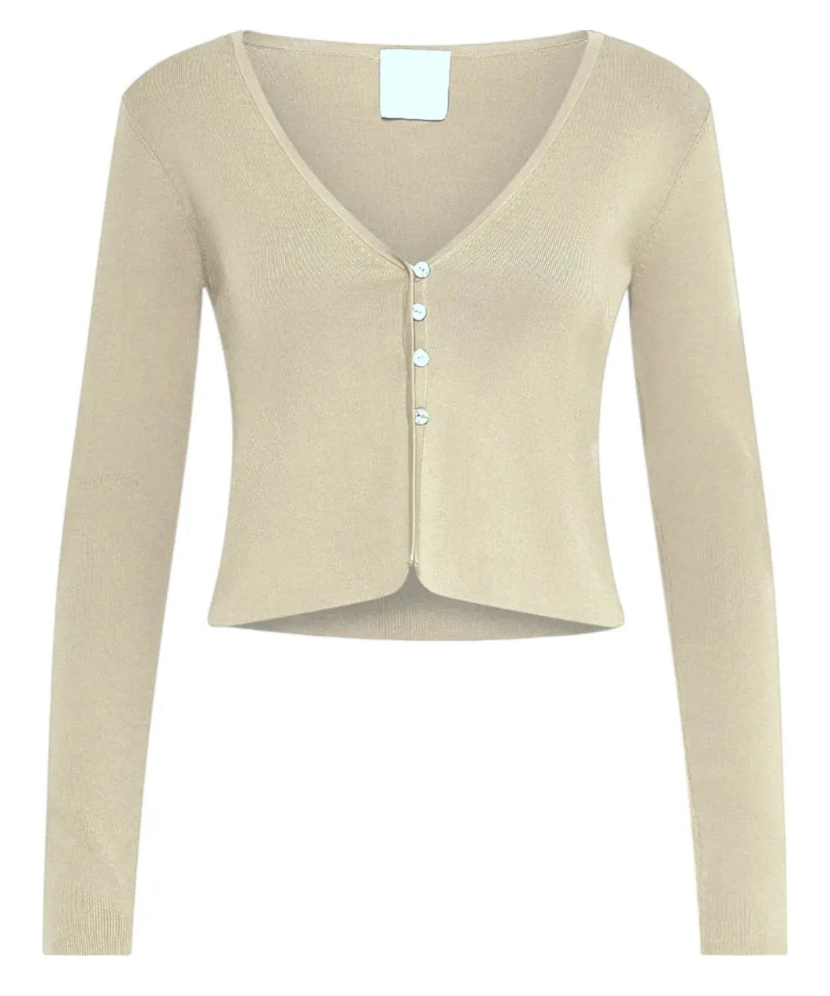 Cardigan in Viscosa Silky con Bottoni in Madreperla-Marella-Maglieria-Vittorio Citro Boutique