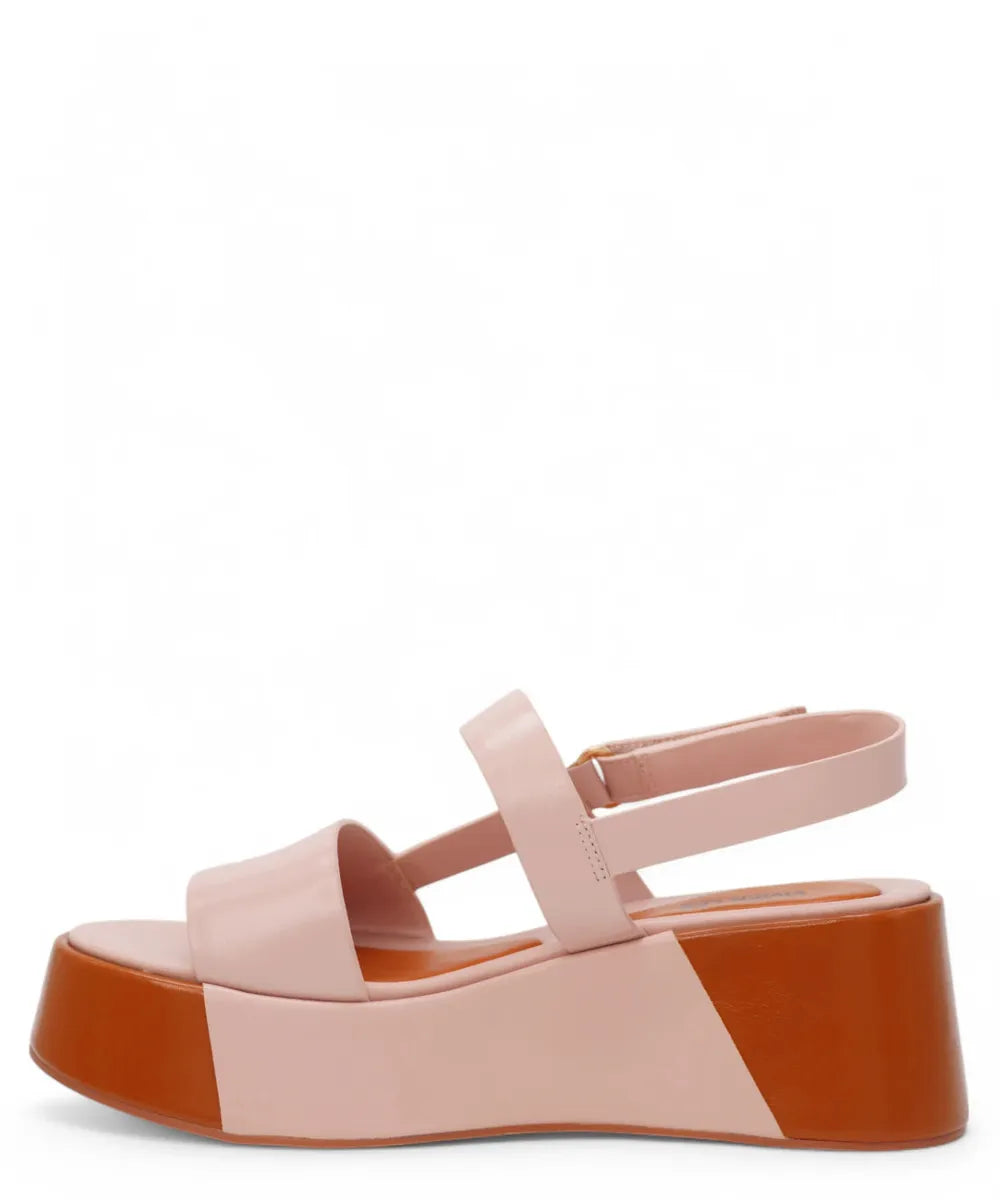 Sandalo con zeppa in Pelle-Vivien Lee-Sandali-Vittorio Citro Boutique