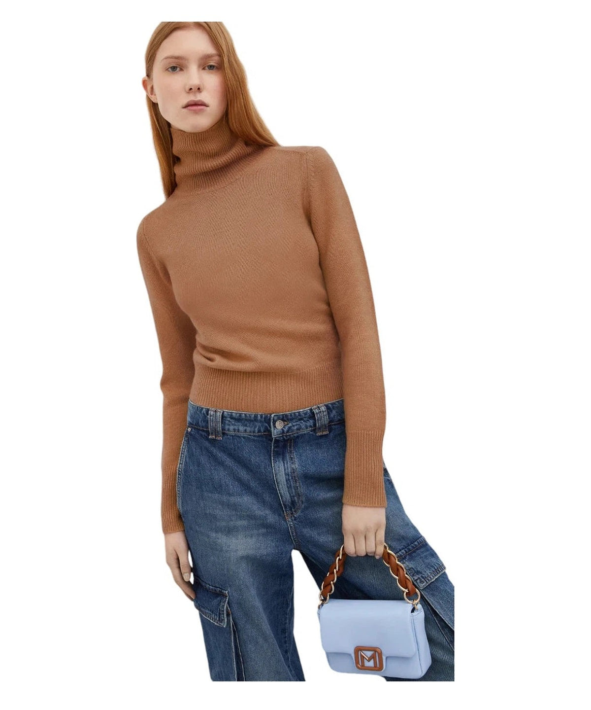 Maglia a Collo Alto Donata in Lana e Cashmere con Fit Semi Aderente-Marella-Maglieria-Vittorio Citro Boutique