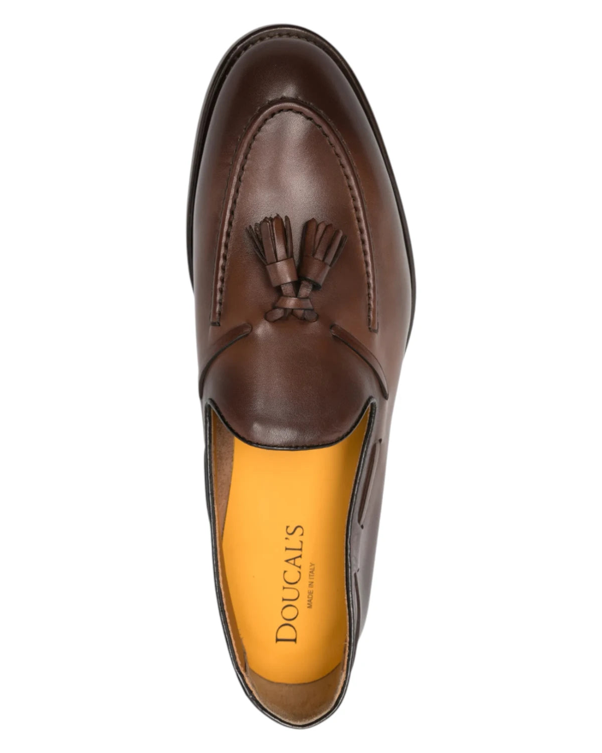 Mocassini Uomo Pelle con Nappine Tassel Loafers Doucal's