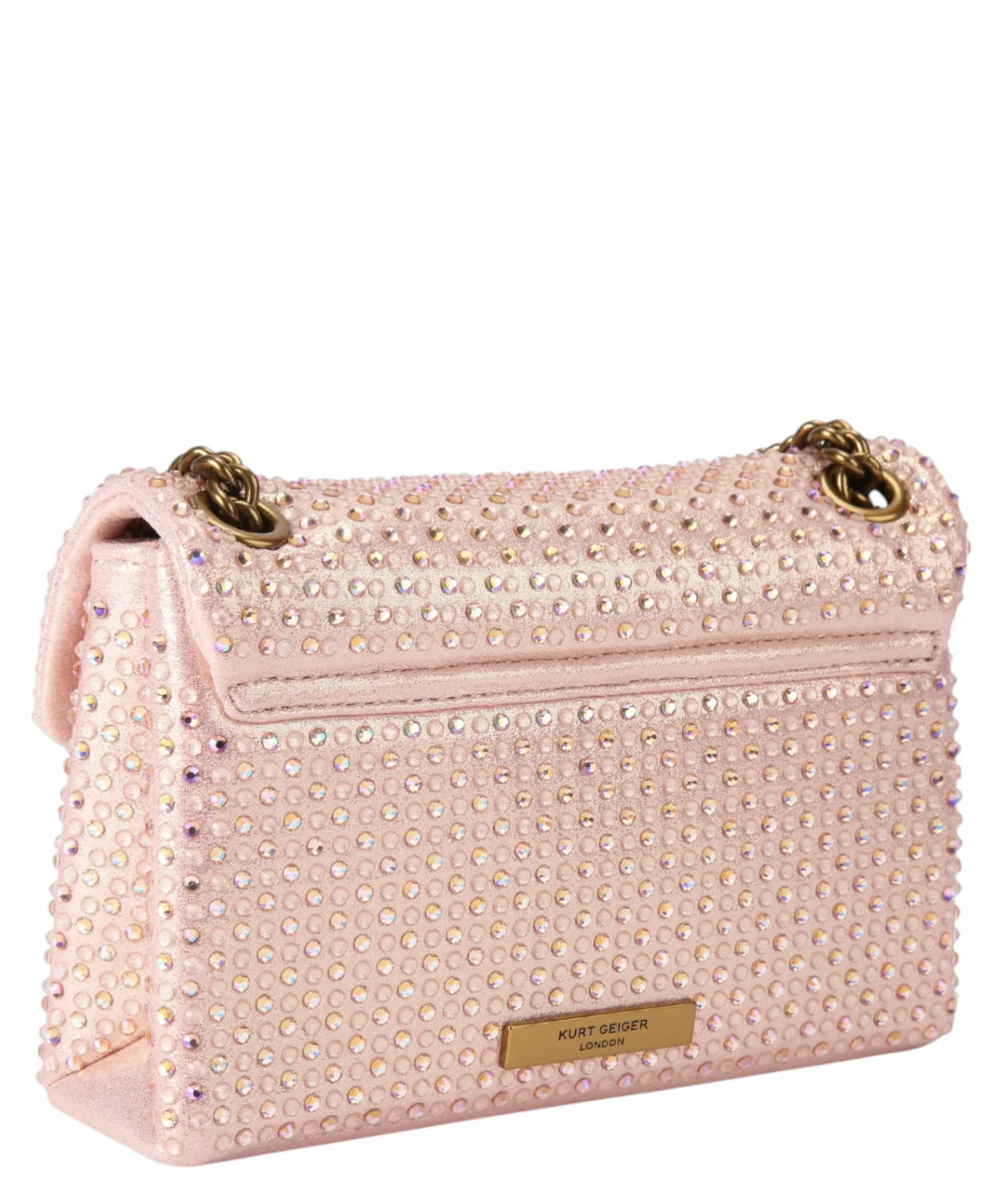 Borsa Mini Kurt Geiger con Cristalli e Catena