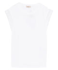 T-shirt donna Twinset con inserti in pizzo