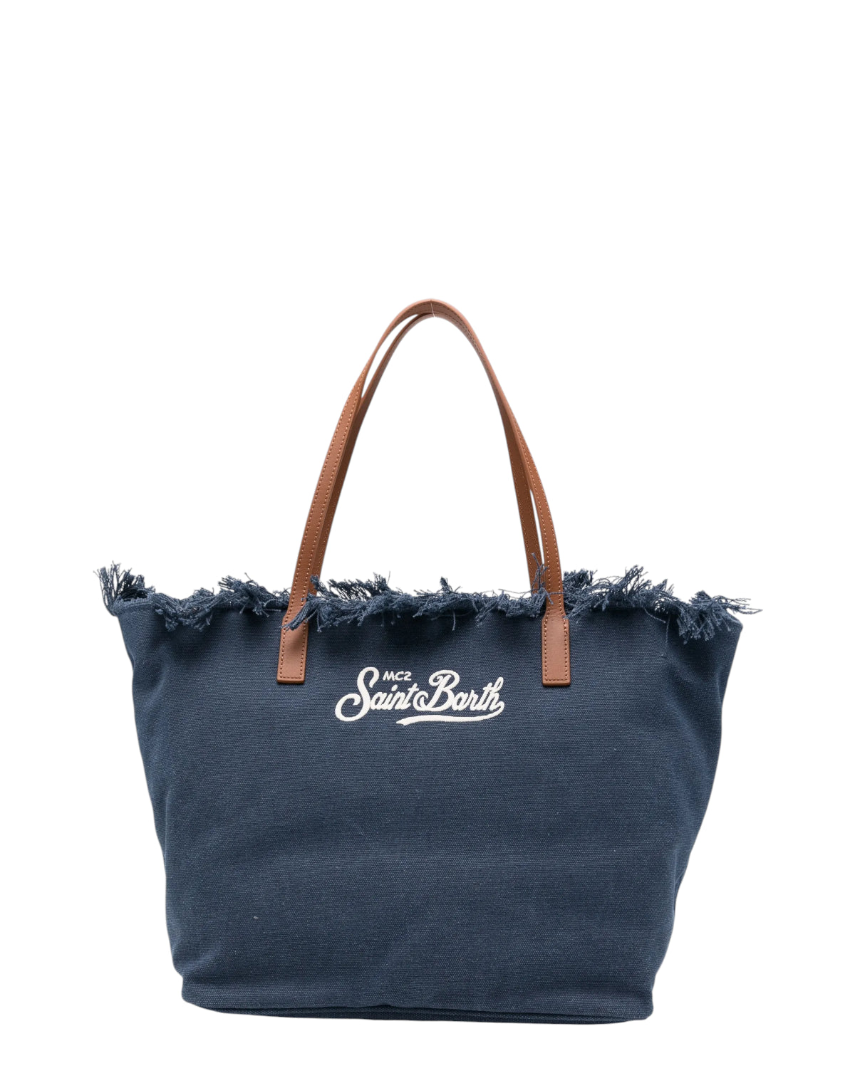 City Shopper Donna in Canvas con Frange