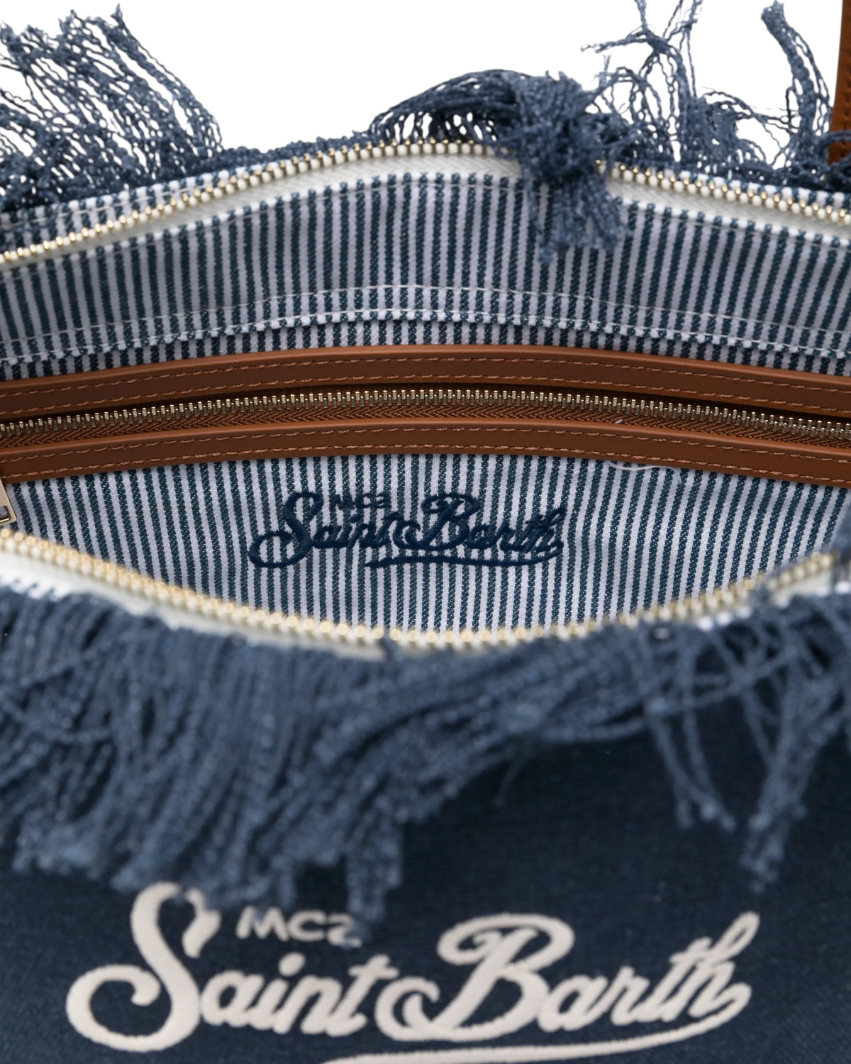 City Shopper Donna in Canvas con Frange