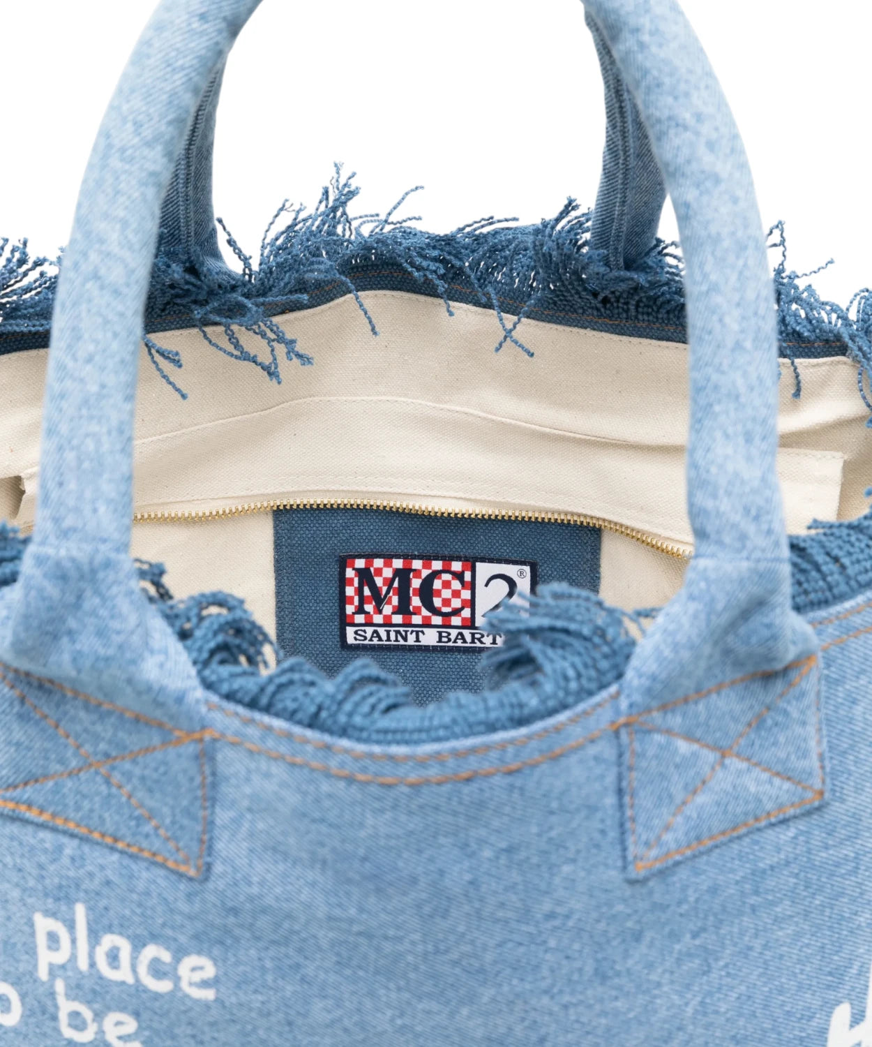 Borsa Vanity Denim MC2 Saint Barth