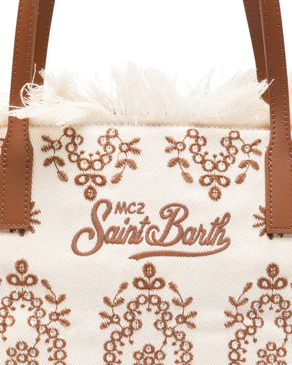 Bolso Shopper City Medium Sangallo con Flecos y Cremallera