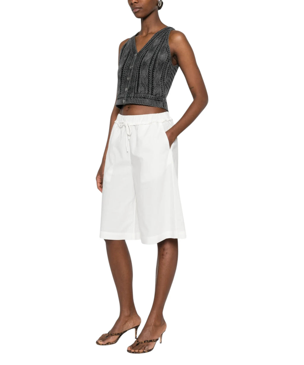 Gilet Donna Pinko Myrtus in Cotone Grigio