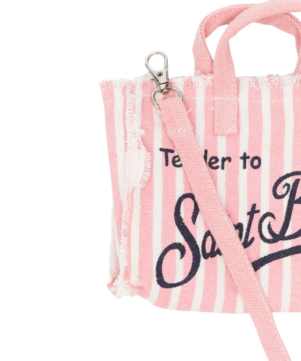 Phone Bag MC2 Saint Barth in Lino a Righe