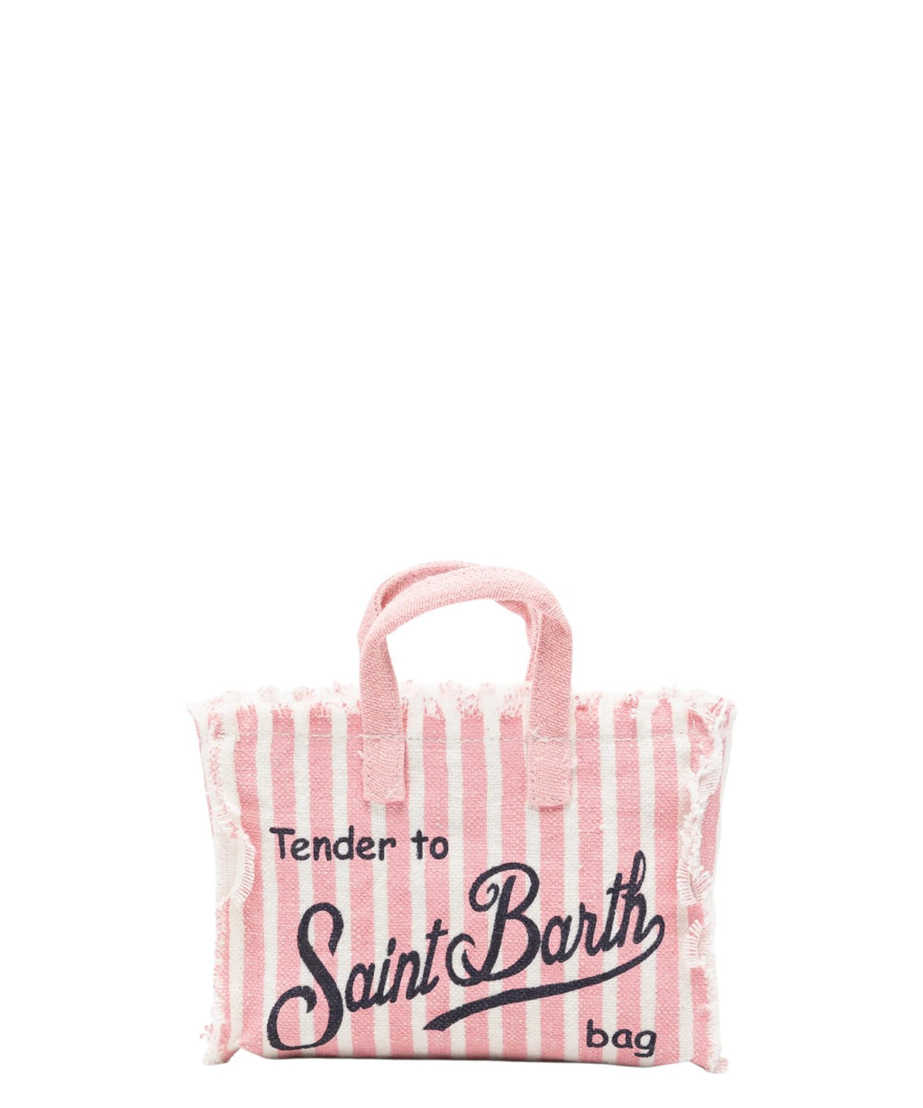 Phone Bag MC2 Saint Barth in Lino a Righe