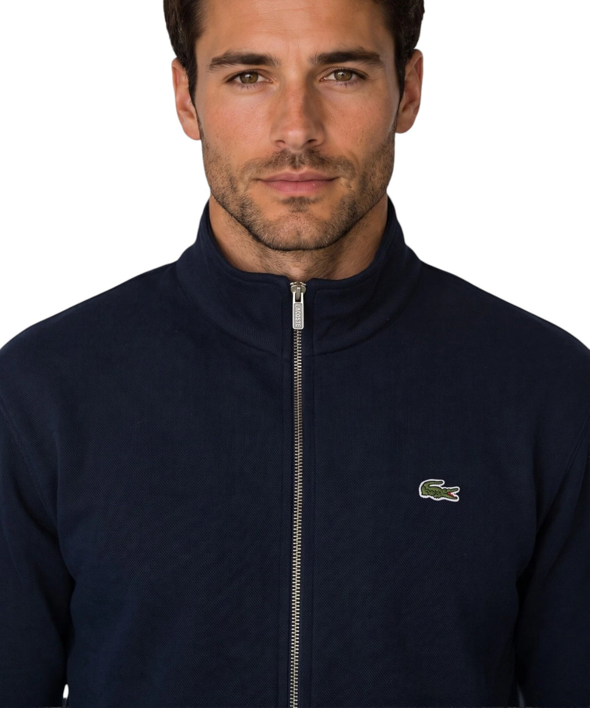 Lacoste-sweatshirt met rits en voorzakken