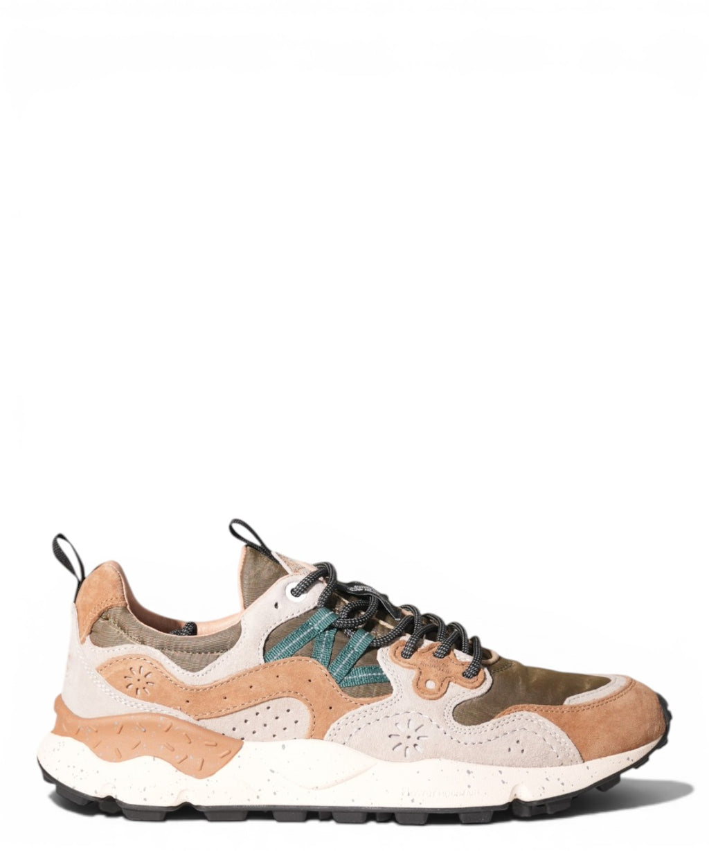 Sneakers Flower Mountain Yamano 3 in Nylon e Suede