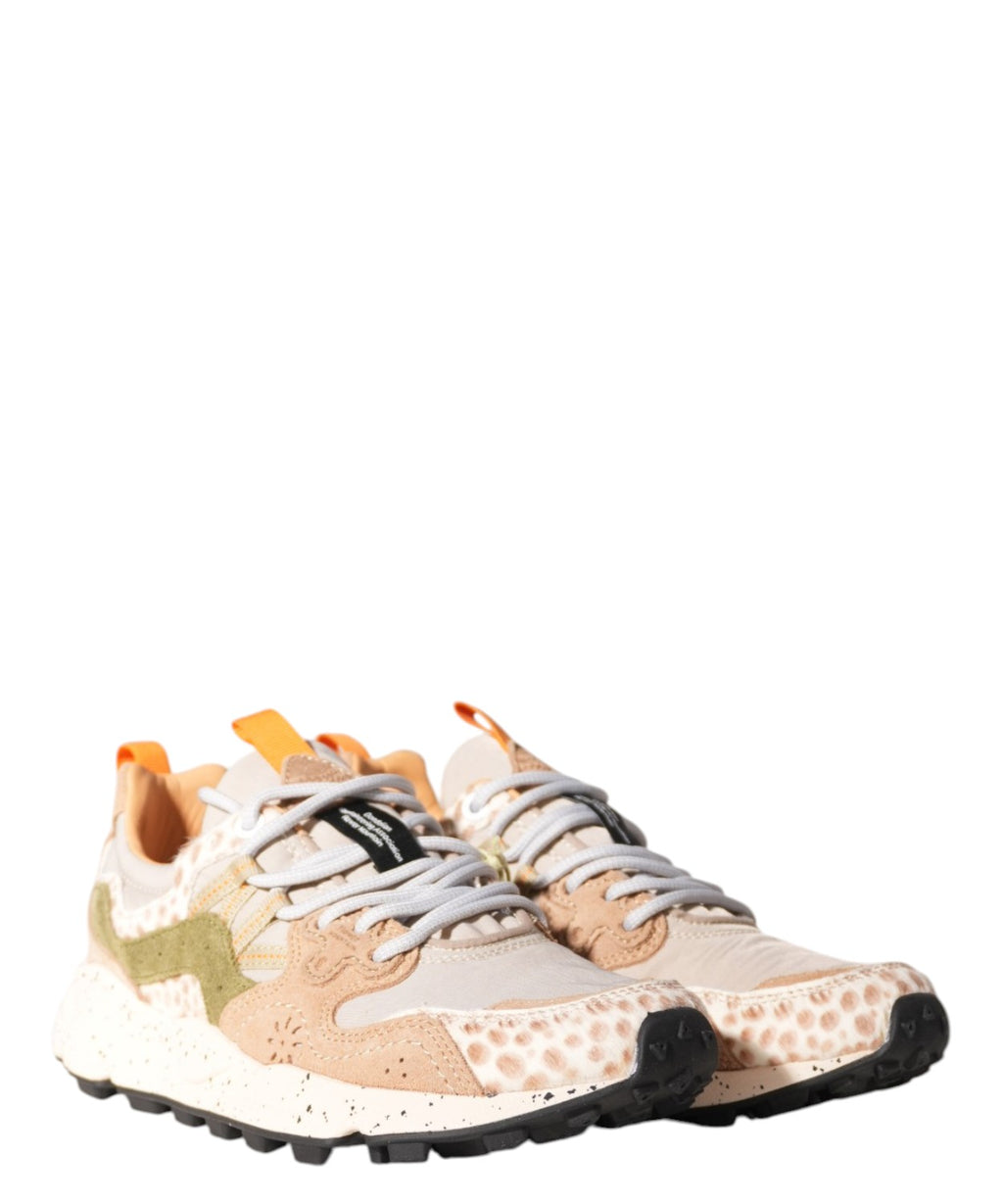 Sneakers Flower Mountain Yamano 3 in Suede e Cavallino