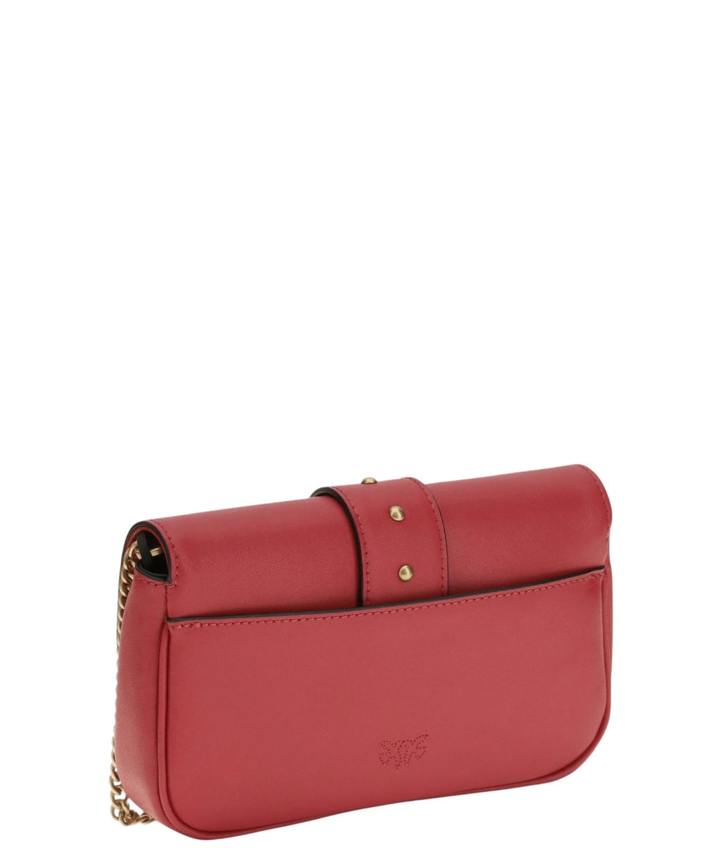Borsa Pinko Mini Love One Pocket in pelle compatta