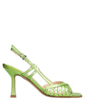 Sandalo in pelle con fasce sottili-Sandali-Anna F.-Vittorio Citro Boutique